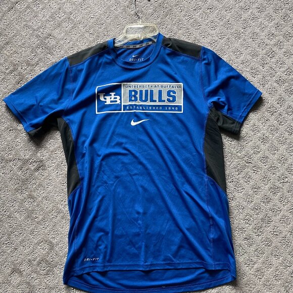 NIKE DRI FIT University at Buffalo T Shirt M NWOT - Picture 1 of 9